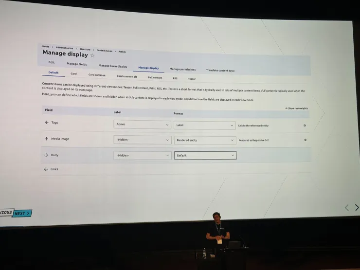 Daniel Veza's presentation at DrupalSouth 2023