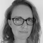 Fiona Crowson wearing glasses in a headshot