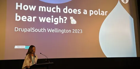 Fonda presents at DrupalSouth Wellington 2023